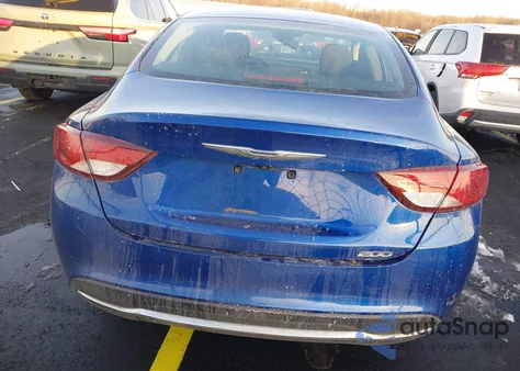 2015 Chrysler 200 Limited z USA, uszkodzony, nr VIN 1C3CCCAB5FN676806